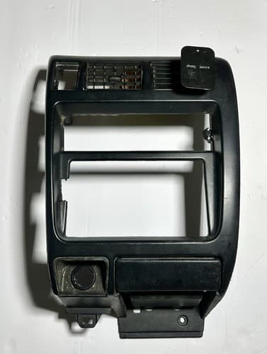 98-02 Toyota Tacoma Radio Bezel Center Dash Trim With Airvents and Ashtray Blue — OEM 74102-04010