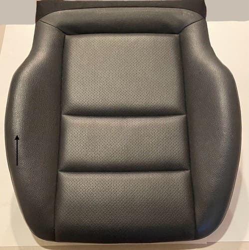 2008-2014 Mercedes C250 C300 Sedan Front Left Driver Lower Seat Cushion Black — OEM 2008-2014