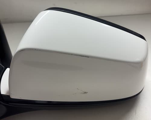 2015 BMW 528i 550i Left Driver Mirror Alpine White 3 Wire — OEM 7245589