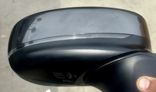 2018 Mazda CX-9 CX9 Right Passenger Mirror Assembly Machine Gray Metallic — OEM E4044877