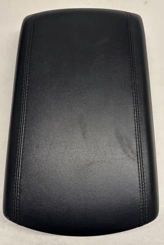 2017 Ford Edge Armrest/Center Console Lid Black Vinyl Black Stitch (Ebony) — OEM 20020172