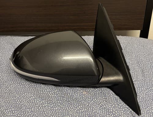 19-20 Kia Optima Right Passenger Side Mirror Platinum Graphite Metallic 16 Wire — OEM 87620-D5150
