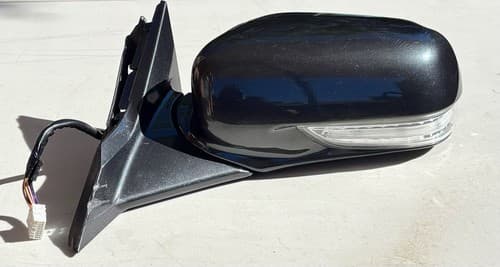 2014 Acura TL Left Driver Side Mirror Graphite Luster Metallic 11 Wire — OEM 76250-TK4-A01ZM